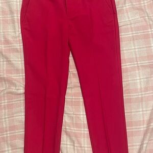 Zara Bold Red Pants